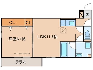 casa seresaの物件間取画像